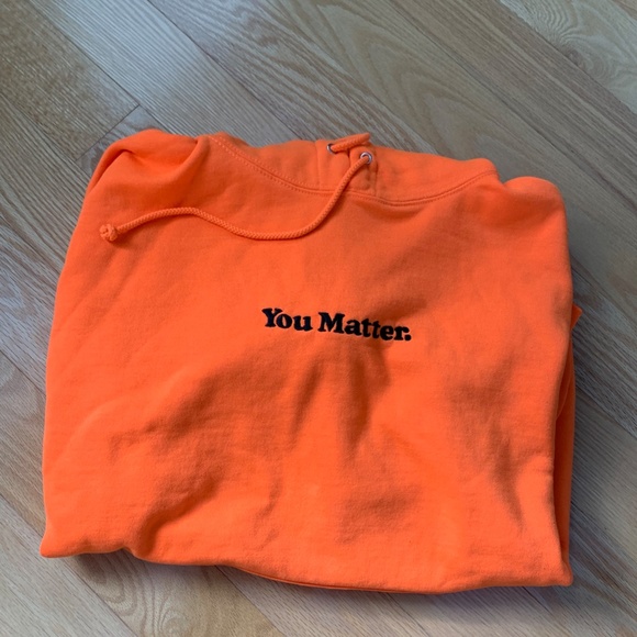 YOU MATTER HOODIE (Orange) - Picture 2 of 5